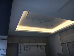 Although coffered ceilings draw the eye upward, the beams extend downward into a room, taking up some overhead space. Coffered Ceiling Lights Gdr Electrical Electrician In Cambridge