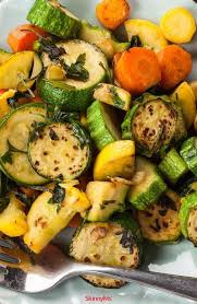 Scrumptious Veggies Flaunt A Crispy On The Outside Soft On The Inside Texture That Will Tantalize Your Taste Recipes Veggie Dishes Roast Zucchini And Carrots
