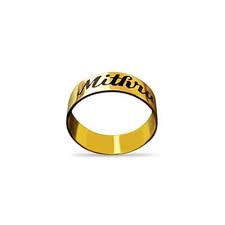 Name Engraved Ring Engraved Rings Indian Wedding Rings Wedding Ring With Name