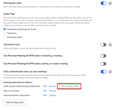 Authentication Profiles For Meetings And Webinars Zoom Help Center