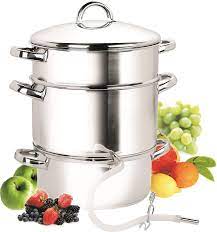 Check spelling or type a new query. Amazon Com Cook N Home 28cm 11 Quart Stainless Steel Fruit Juicer Steamer Multipot Silver Mehu Liisa Steam Juicer Kitchen Dining