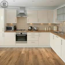 beige tones are a great way to lighten up a kitchen space when paired with light floorboards the effe diy wood floors solid wood flooring cheap wood flooring