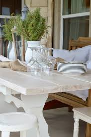 I Started By Wiping All Of The Boards Down With The White Wash Pickling Stain And Then To Finish Off The Boards Cottage Table Farmhouse Table White Oak Table