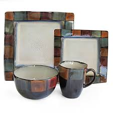 American atelier has been a recognized name in dining and entertaining for the better part of a century. American Atelier Boa 16 Piece Red Dinnerware Set Mugs Square Plates Bowls New Stoneware Dinner Service Sets Home Garden Worldenergy Ae