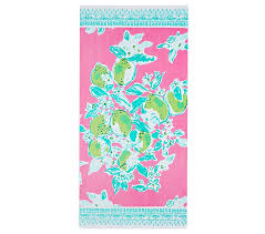 Shop lilly pulitzer bedding, decor, and more at pottery barn kids. Lilly Pulitzer Pink Lemonade Kids Beach Towel Pottery Barn Kids