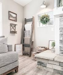 Farmhouse Stylebook On Instagram Sharing A Past Favorite Living Room Everyone Loved The Blanket Ladder M Farm House Living Room Corner Decor Warm Home Decor