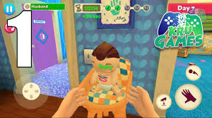 Genç bir anneden beklenen tüm zorluklar ile başa çıkmak zorundasınız. Mother Simulator Family Life Gameplay Walkthrough 1 Android Ios Youtube
