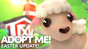 Adopt cute pets decorate your house explore the wolds of adopt me on roblox made by : Adopt Me On Twitter Easter Update Egg Hunt With Pet Wear Rewards New Limited Premium Pet Lamb New Easter Themed Furniture