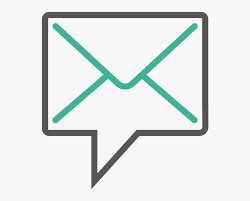 This site has no ads and is supported by generous donations. Squared Dark Grey Stroke Speech Bubble With A Green Email With Attachment Icon Hd Png Download Kindpng