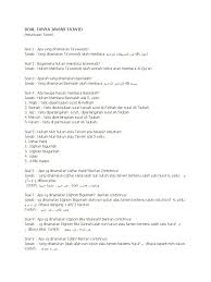 Soal dan jawaban cerdas cermat agama islam. Soal Tanya Jawab Tajwid Pdf