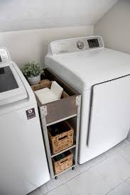 Qr code link to this post. Skinny Rolling Storage Cart To Fit Between Washer Dryer Ikea Hackers