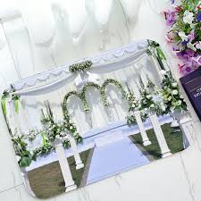 Wedding ceremonies outdoors near the water will have higher winds in the afternoon than in the earlier part of the day. Abphqto Outdoor Wedding Ceremony Doormat Entrance Rug Area Rug Floor Mat Home Decor 23 5x16 7 Inch Walmart Com Walmart Com