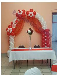 Red White Balloon Arch Backdrop Balloon Decorations White Balloons Balloons