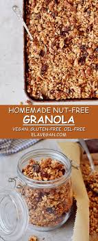 homemade nut free granola recipe