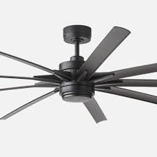 The merwry matte black 52 in. 9 High Tech Ceiling Fans That Deliver On Style Architectural Digest