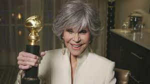 Jane fonda is an american actress, writer, producer, and former fashion model from new york. Jane Fonda Accepts Cecil B Demille Award At 2021 Golden Globes Entertainment Tonight