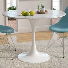 Julien Artificial Marble Dining Table Reviews Allmodern Dining Table Marble Dining Table Fiberglass Dining Table