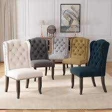 Overstock Com Online Shopping Bedding Furniture Electronics Jewelry Clothing More In 2020 Wingback Dining Chair Dining Chairs Tufted Dining Chairs
