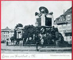 Frankfurt A M Hessendenkmal Frankfurt Postcard Frankfurt Am Main