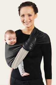 Petite Echarpe Sans Noeud Noir Ecru Reversible Love Radius Ring Sling Lightweight Baby Carrier Baby Wrap Carrier