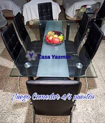 Set vela con un aspecto excepcional para su cama.la funda de edredón ransik pike es simplemente lujoso.la cubierta y las fundas están decoradas con un borde de color sólido, que sería grande para traer un ambiente náutico o moderno a la habitación.tenga la seguridad, el algodón ultra suave es convenientemente lavable a máquina. Casa Yasmin Juego De Comedor Moderno 4 6 Sillas Espaldar Facebook