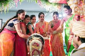 Colorful Telugu Wedding In Hyderabad South Indian Bride Indian Bridal Telugu Wedding