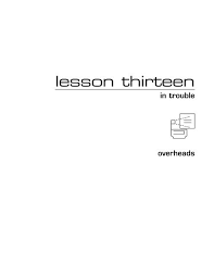 in trouble practical money skills