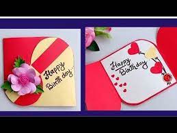 Some tips on how to make adorable cards: Beautiful Handmade Birthday Card Birthday Card Idea Youtube Card Making Birthday Birthday Cards Diy Handmade Birthday Cards