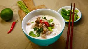 Tom Kha Gai Rezept Huhnersuppe Thai Essen Rezepte Gesund