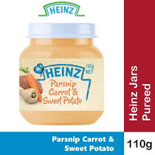 Baby Food Heinz Parnship Carrot Sweet Potato Custard With Strawberry Banana 110g Bottle Soft Food For Babies Shopee Singapore