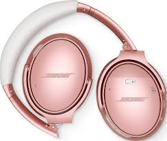 These headphones differ from the original quietcomfort 35 headphones with the addition of a button on the left earcup. Bose Wireless Headphone With Google Assistant Rose Gold Qc35ii Rgd Buy Best Price Global Shipping