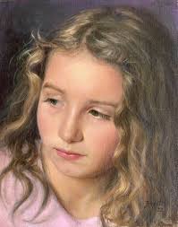 Large charcoal portrait