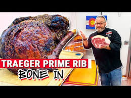 Prime Rib Bone In On A Traeger Ace Hardware Youtube