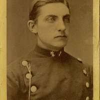 Porträtt av Carl Otto Nordensvan, underlöjtnant vid Andra livgardet I 2.Se  även AMA.0008165.