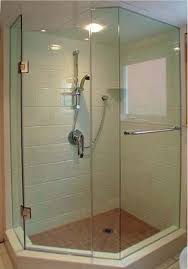 The Great Thing About Custom Glass Is That No Matter The Situation It Works And Looks Great This Ne Glass Shower Doors Frameless Frameless Shower Shower Doors