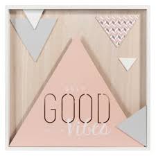 Good Vibes Light Up Wooden Wall Art 40 X 40 Cm Decoration Chambre Ado Tableau Lumineux Deco Chambre Ados