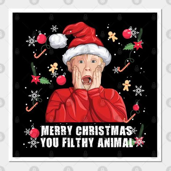 Merry Christmas, you filthy animal!