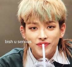 Hongjoong Ateez Atiny Kpop Meme Userious Kpop Memes Funny Kpop Memes Meme Faces