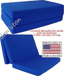 Queen Size Royal Trifold Foam Bed Ottoman Foldable Foam Chair Mattress Floor Bed Mattress On Floor Foam Bed Foam Mattress Diy
