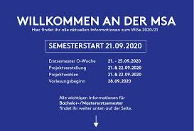 2 wochen nach den #semesterferien is. Msa Munster School Of Architecture Informationen Zum Wise 2020 21 Fh Munster