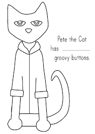 Print Coloring Image - Momjunction Pete The Cat Pete The Cat Buttons Pete The Cat Shoes