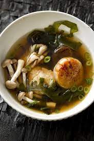 Ocean In A Bowl Seaweed Soup With Scallops Recipes Soup Recipes Cooking Recipes