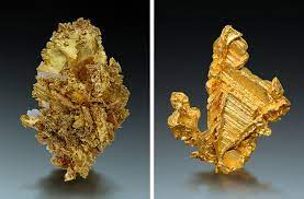 Crystalline gold is considered very rare and is the gold found very close to the source, usually in hard rock gold mines. Gold The Yellow Metal