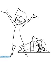 Bring riley's emotions to life in inside out coloring! Inside Out Coloring Pages Disneyclips Com Coloring Home
