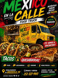Mexico En La Calle Food Truck — Mexican restaurant food truck in Greenville, North Carolina