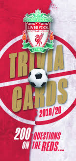 Top quizzes with similar tags. The Official Liverpool Fc Trivia Cards 2019 20 Dave Bell Ged Rea 9781913362157 Amazon Com Books