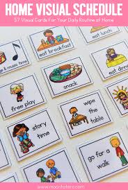 Home Visual Schedule And Routine For Toddlers And