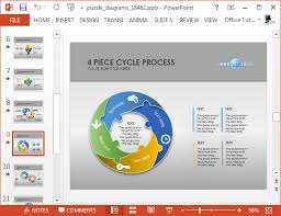 After you download it for free it is easy to edit and add new pieces due to it being a vector, with the added bonus of being able to customise it with your own text or images. Animated Puzzle Piece Template For Powerpoint