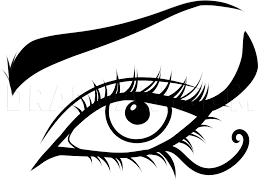 How To Draw Cleopatra Eye Makeup Step By Step Drawing Guide By Dawn Dragoart Com The arch located behind cleopatra draws attention to the pearl in her fingers. how to draw cleopatra eye makeup step