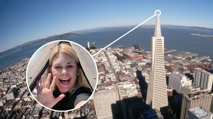 A private tour of San Francisco's iconic Transamerica Pyramid - Axios San  Francisco